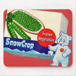 Teddy Snow Crop and Snow Crop vegetables box Mouse Mat