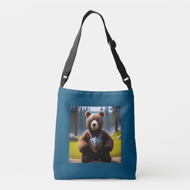 Teddy support crossbody bag (Back)