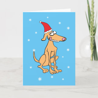 Teddy the Spaz Man Christmas Card