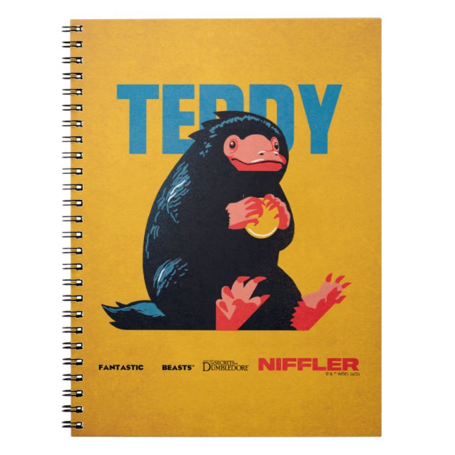 Teddy Vintage Graphic Notebook (Front)
