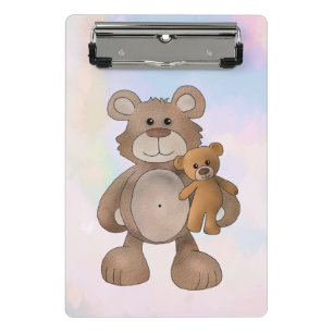 Teddybär  mini clipboard