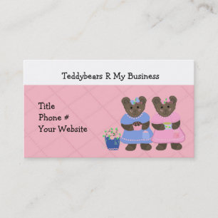 Teddybears R My Business Business Card