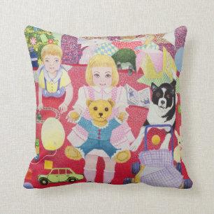 Teddy's Christmas Pyjamas Cushion