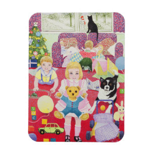 Teddy's Christmas Pyjamas Magnet