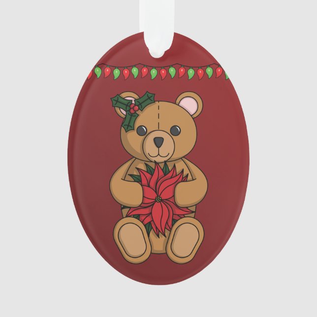 Teddy's Gift Acrylic Ornament (Front)