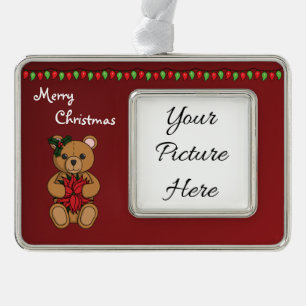 Teddy's Gift Frame Ornament