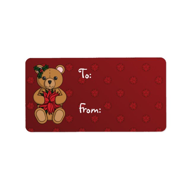 Teddy's Gift Label (Front)