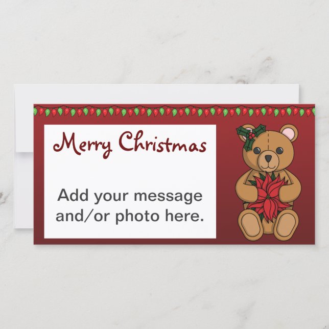 Teddy's Gift Photo Card (Front)