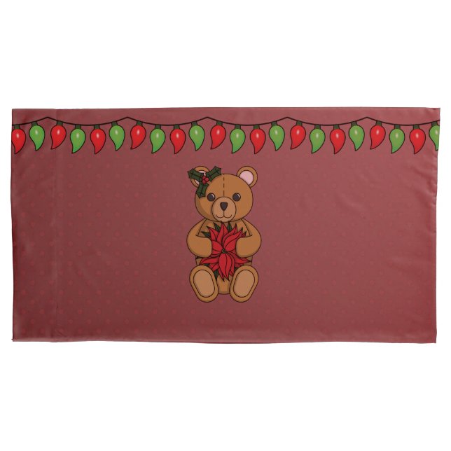 Teddy's Gift Pillowcase (Front)