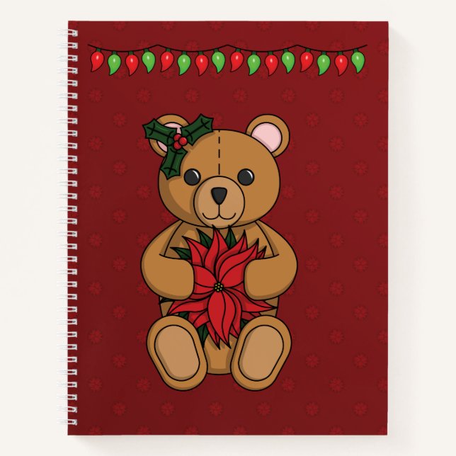 Teddy's Gift Spiral Notebook (Front)