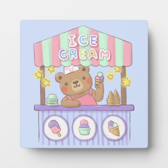 Teddy's Ice Cream Parlor Plaque (Front)