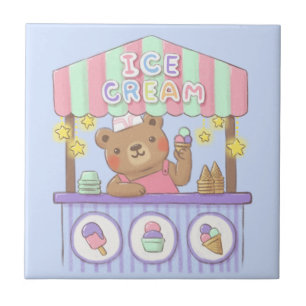 Teddy's Ice Cream Parlor Tile