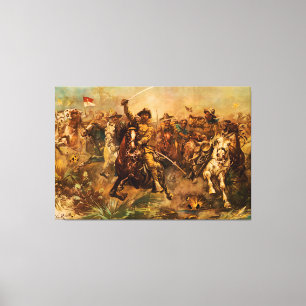 Teddy's Rough Riders by W. G. Read Canvas Print