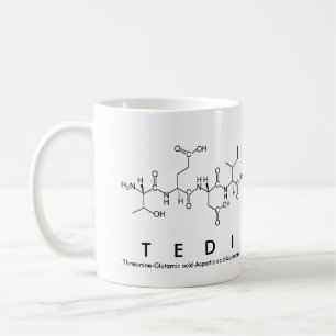 Tedi peptide name mug