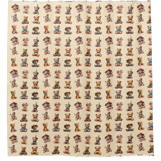 Teds Shower Curtain (Front)