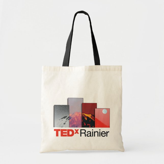 TEDx Rainier Tote Bag (Front)