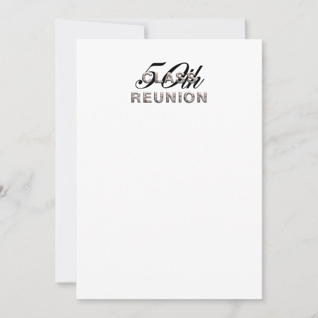 TEE 50th Class Reunion Invitation (Front)