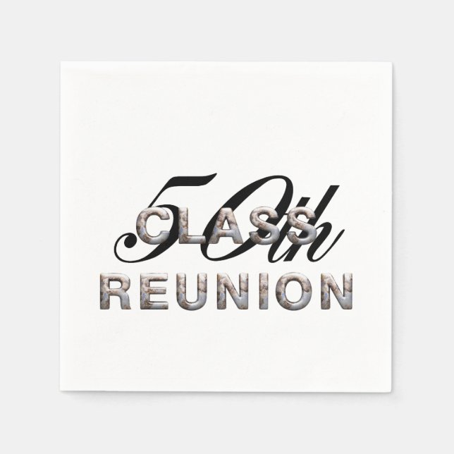 TEE 50th Class Reunion Napkin (Front)