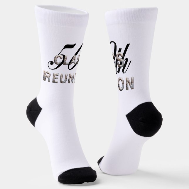 TEE 50th Reunion Socks (Angled)
