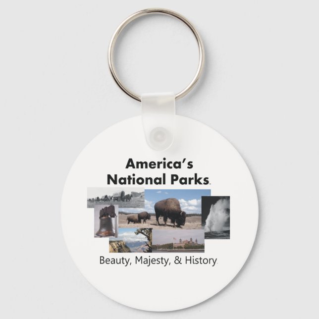 TEE America's National Parks Key Ring (Front)