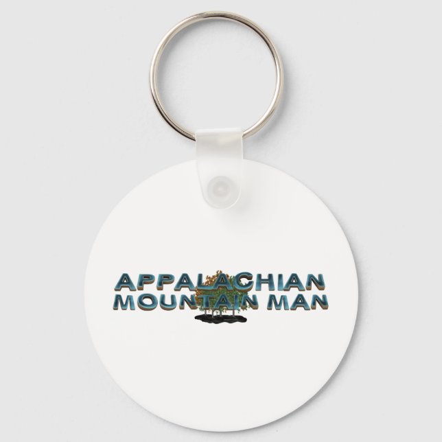 TEE Appalachian Mountain Man Key Ring (Front)