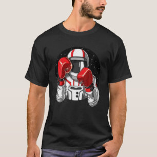 Tee Astronaut Boxing Outer Space Kickboxing Space