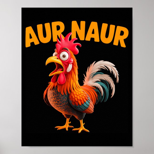 Tee Aur Naur Chicken Meme Poster (Front)