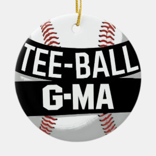 Tee-Ball G-Ma Funny Teeball Grandma Ceramic Tree Decoration