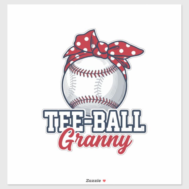 Tee Ball Granny Baseball Bow Vintage Shirt_1 (Sheet)