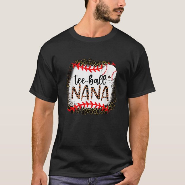 Tee Ball Nana Leopard Tee Ball Nana (Front)