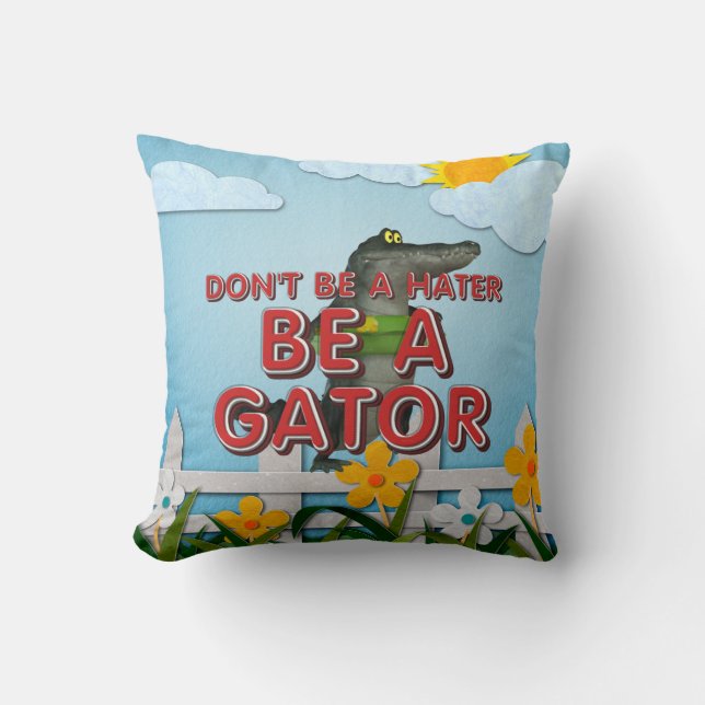 TEE Be Alligator Cushion (Front)