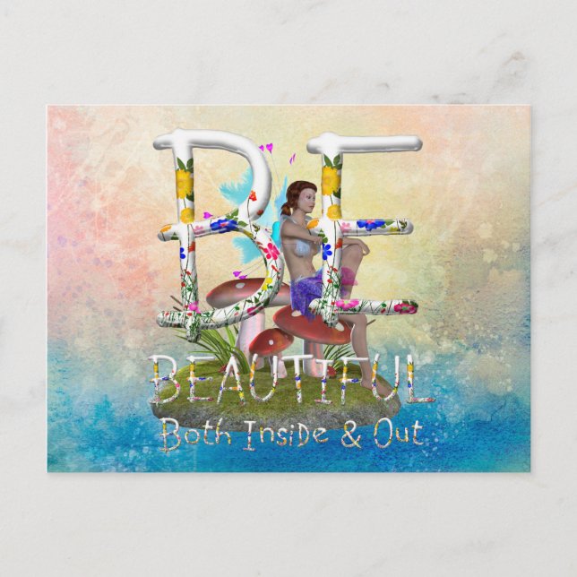 TEE Be Beautiful Postcard (Front)