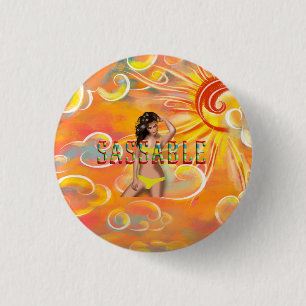 TEE Be Sassable 3 Cm Round Badge