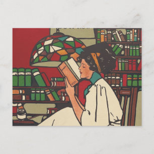 TEE Book Worm Postcard