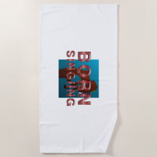 TEE Born Singing Beach Towel