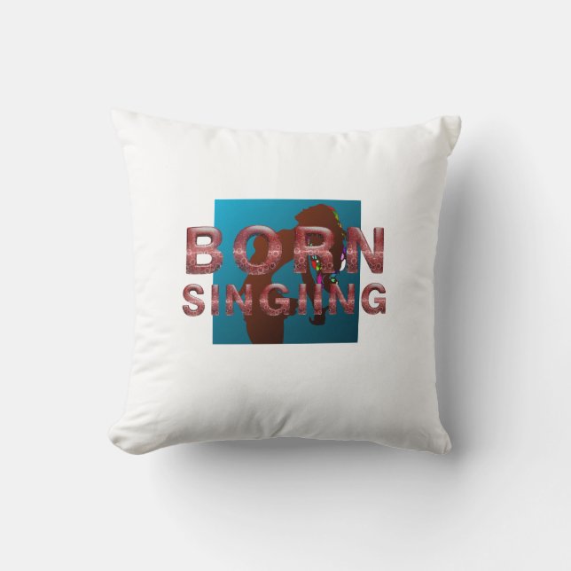 TEE Born Singing Cushion (Front)