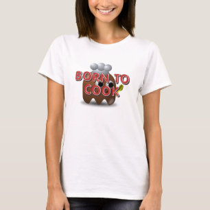 TEE Born to Cook Ladies T-Shirts