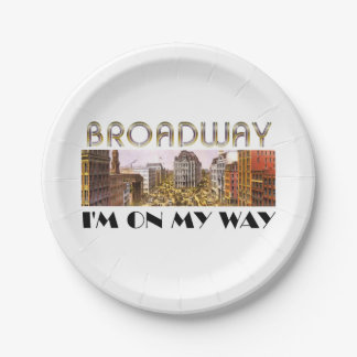TEE Broadway Star Paper Plate