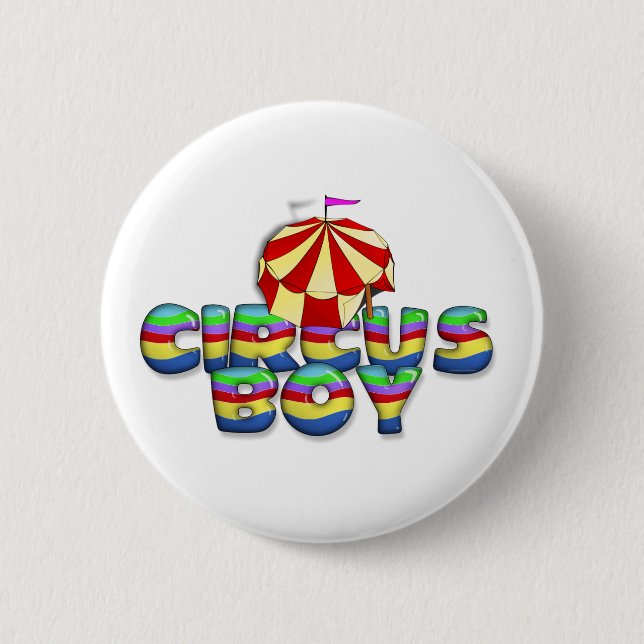 TEE Circus Boy 6 Cm Round Badge (Front)