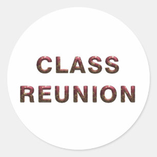TEE Class Reunion Classic Round Sticker
