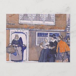 TEE Colonial Winter Postcard