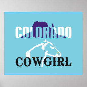 TEE Colorado Cowgirl Poster