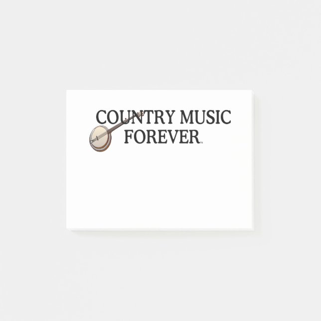 TEE Country Music Forever Post-it Notes (Front)