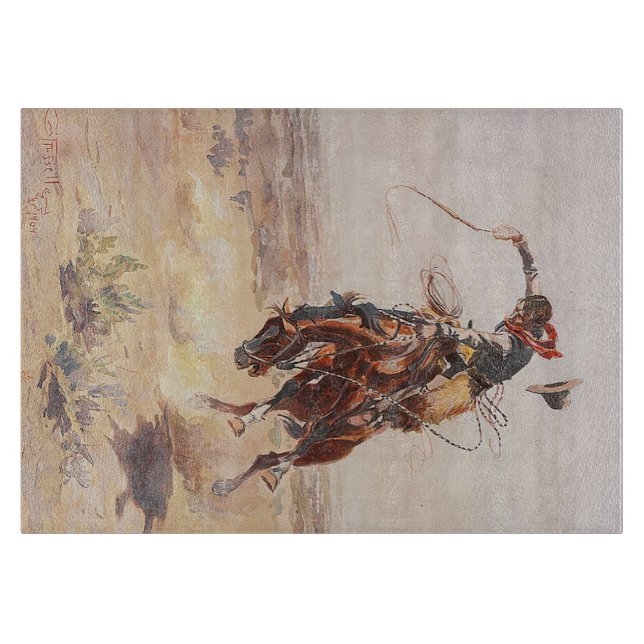 TEE Cowboy Life Cutting Board (Front)