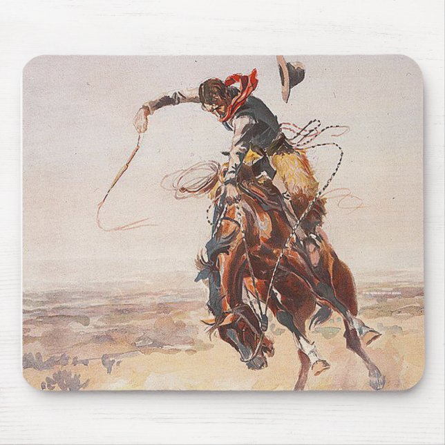 TEE Cowboy Life Mouse Mat (Front)