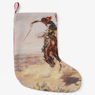 TEE Cowboy Life Small Christmas Stocking