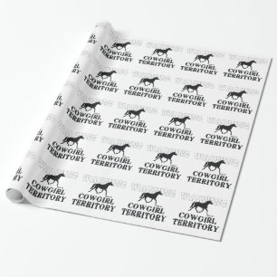 TEE Cowgirl Territory Wrapping Paper
