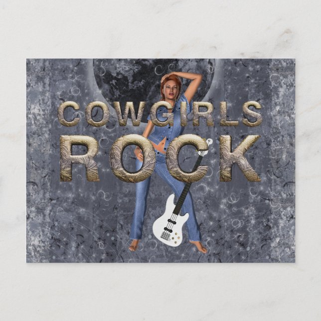 TEE Cowgirls Rock Postcard (Front)