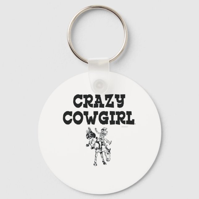 TEE Crazy Cowgirl Key Ring (Front)
