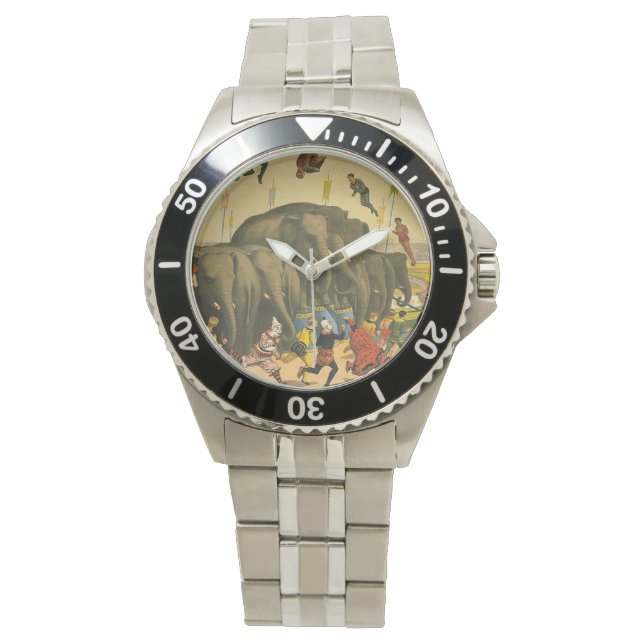 TEE Elephant Acrobats Watch (Front)